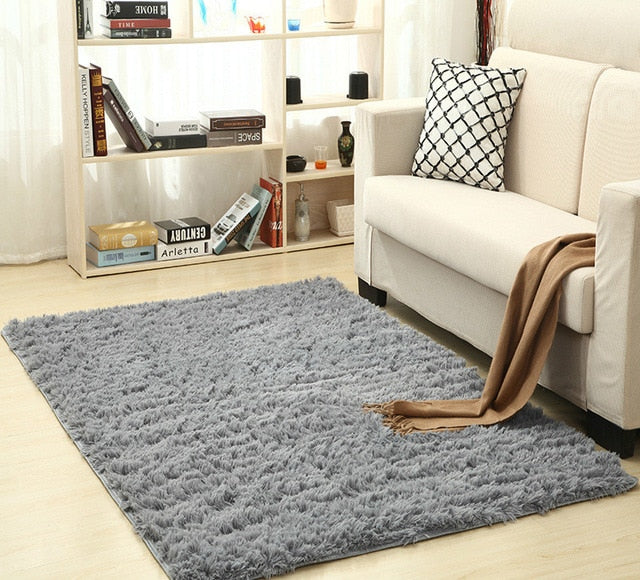 Super Soft Silk Wool Area Rug