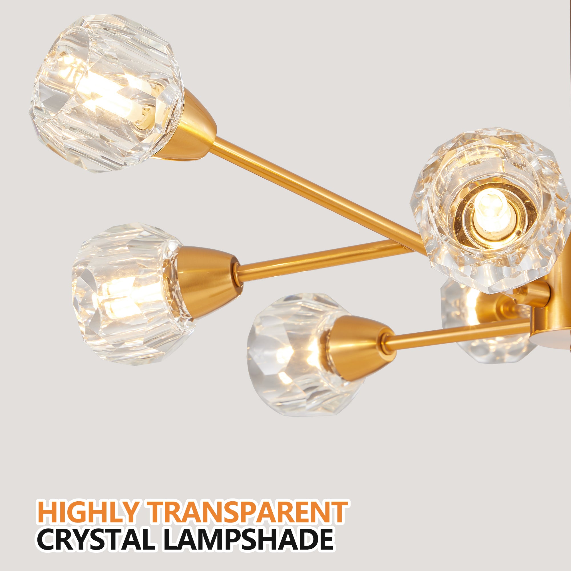 Crystal Golden Chandelier