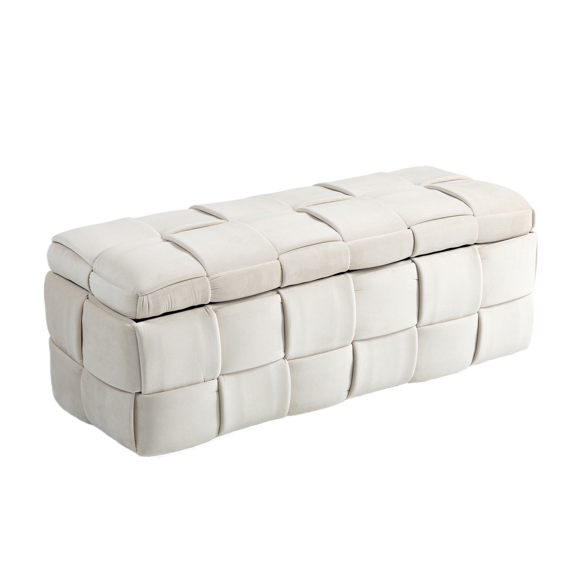 COOLMOR Ottoman chair w/ Storage (beige)