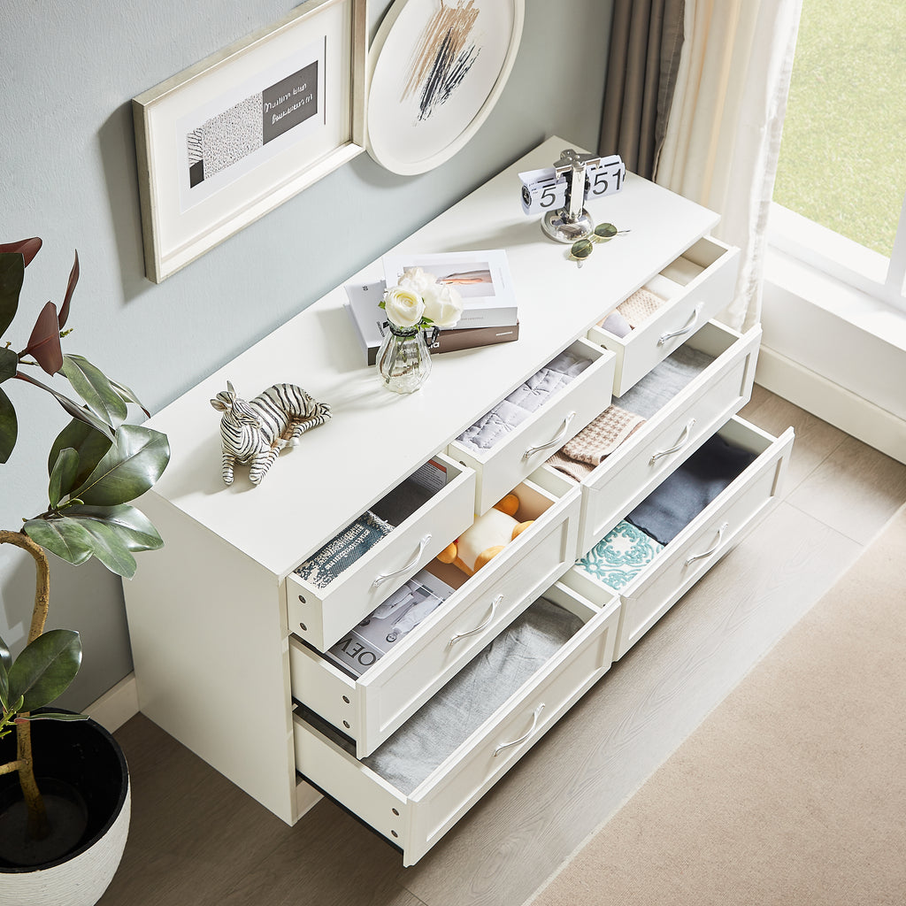 Chic 7 Drawers w/ Chest (White)
