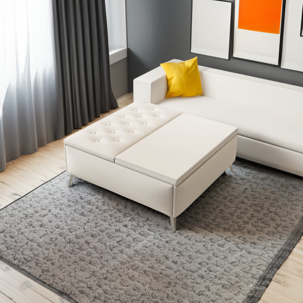 35 inch Square Storage Bench/Coffee Table