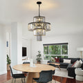 Luxury Crystal Chandelier (Black)