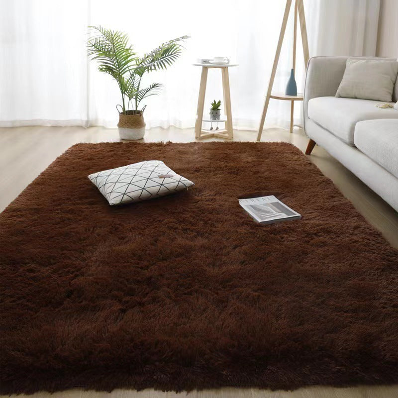 Plush Tie-Dye Rug