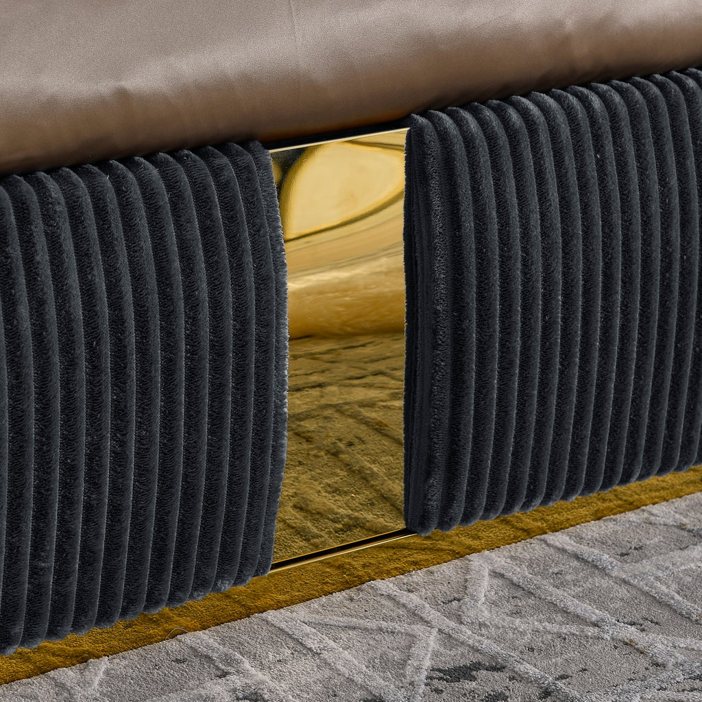 Ribbed Avant-Garde Bed