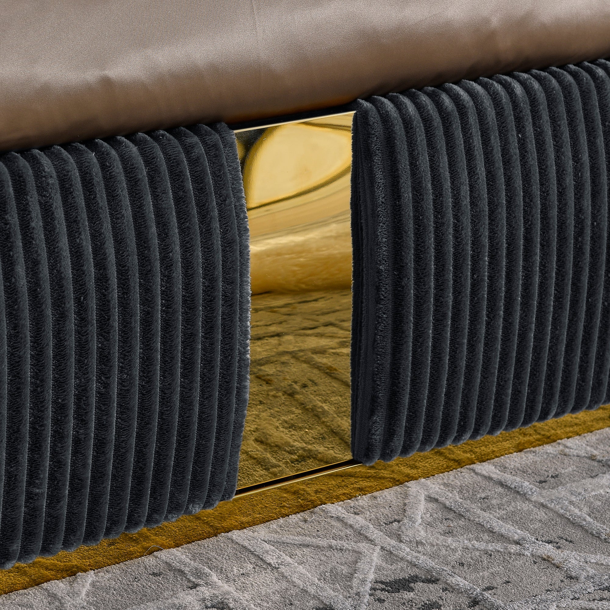 Ribbed Avant-Garde Bed