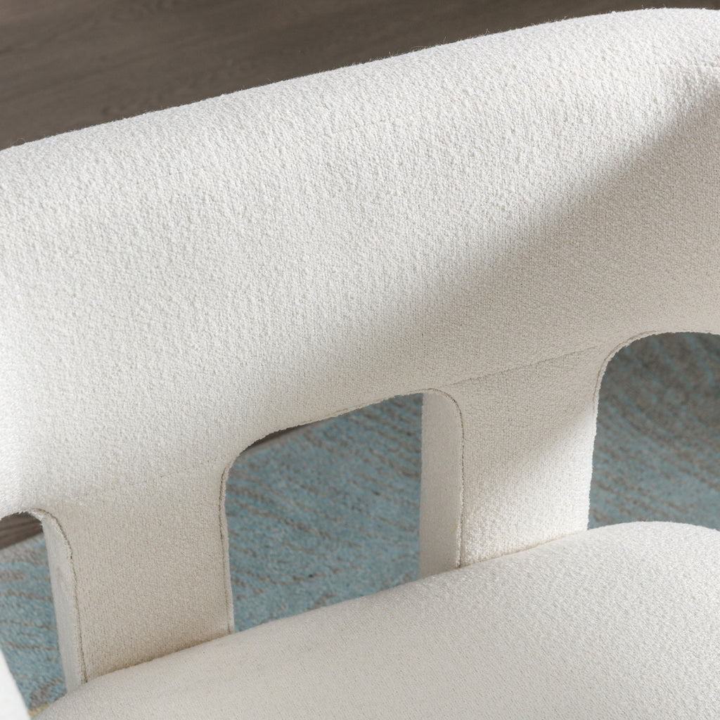 Contemporary Accent Chair (Beige)