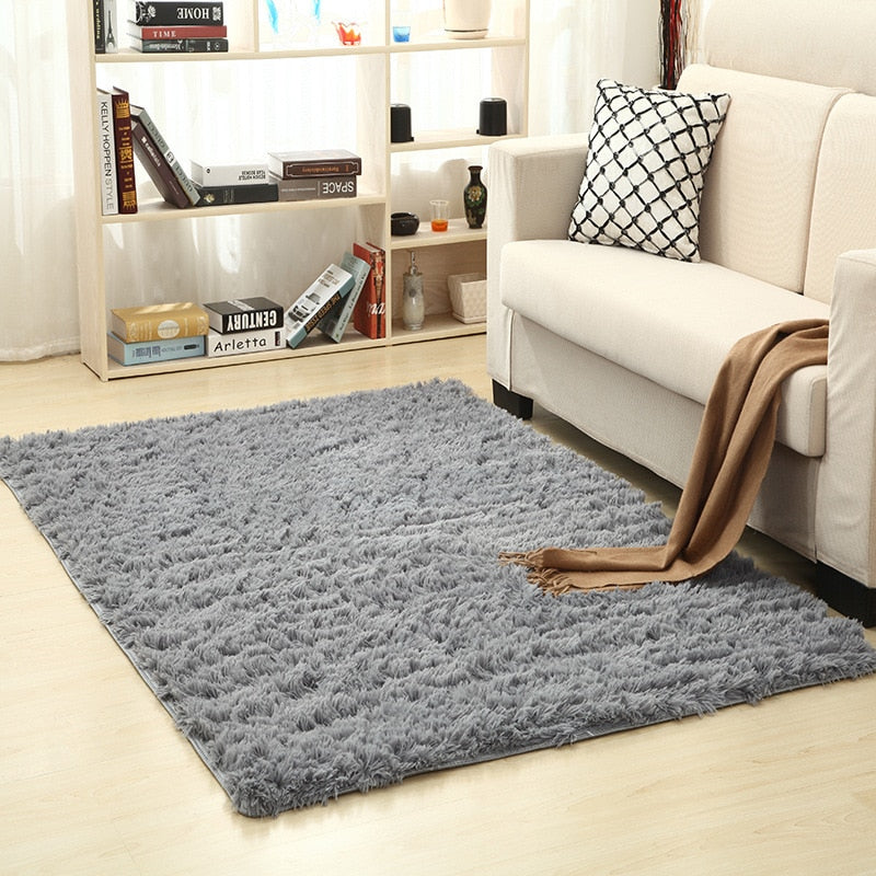 Super Soft Silk Wool Area Rug
