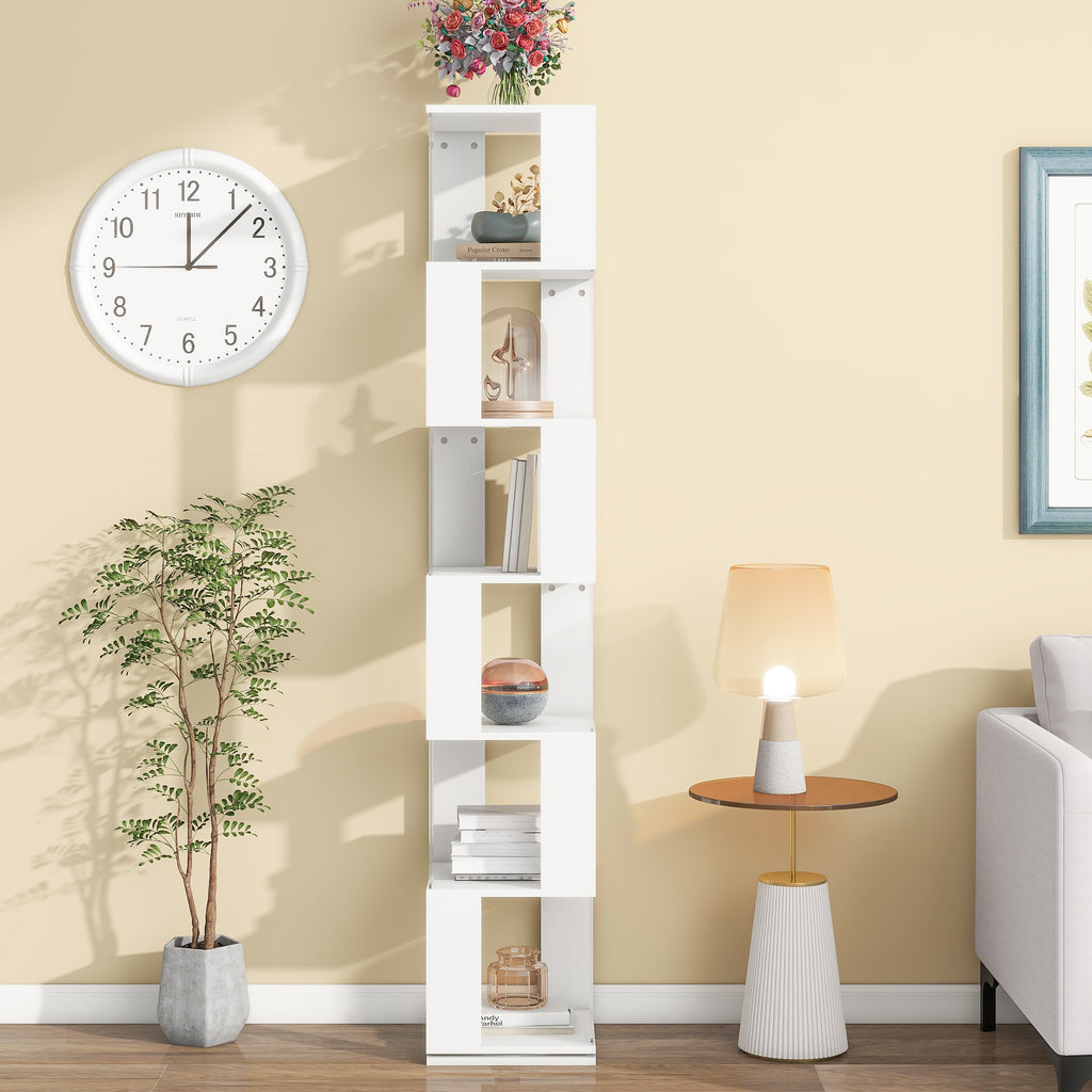 6-layer Rotating Bookshelf