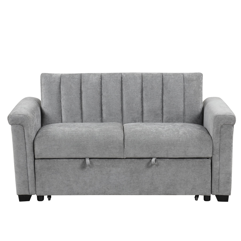 U_STYLE Convertible Sofa Bed (Gray)
