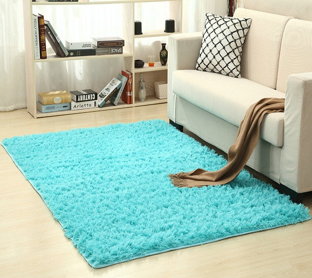 Super Soft Silk Wool Area Rug