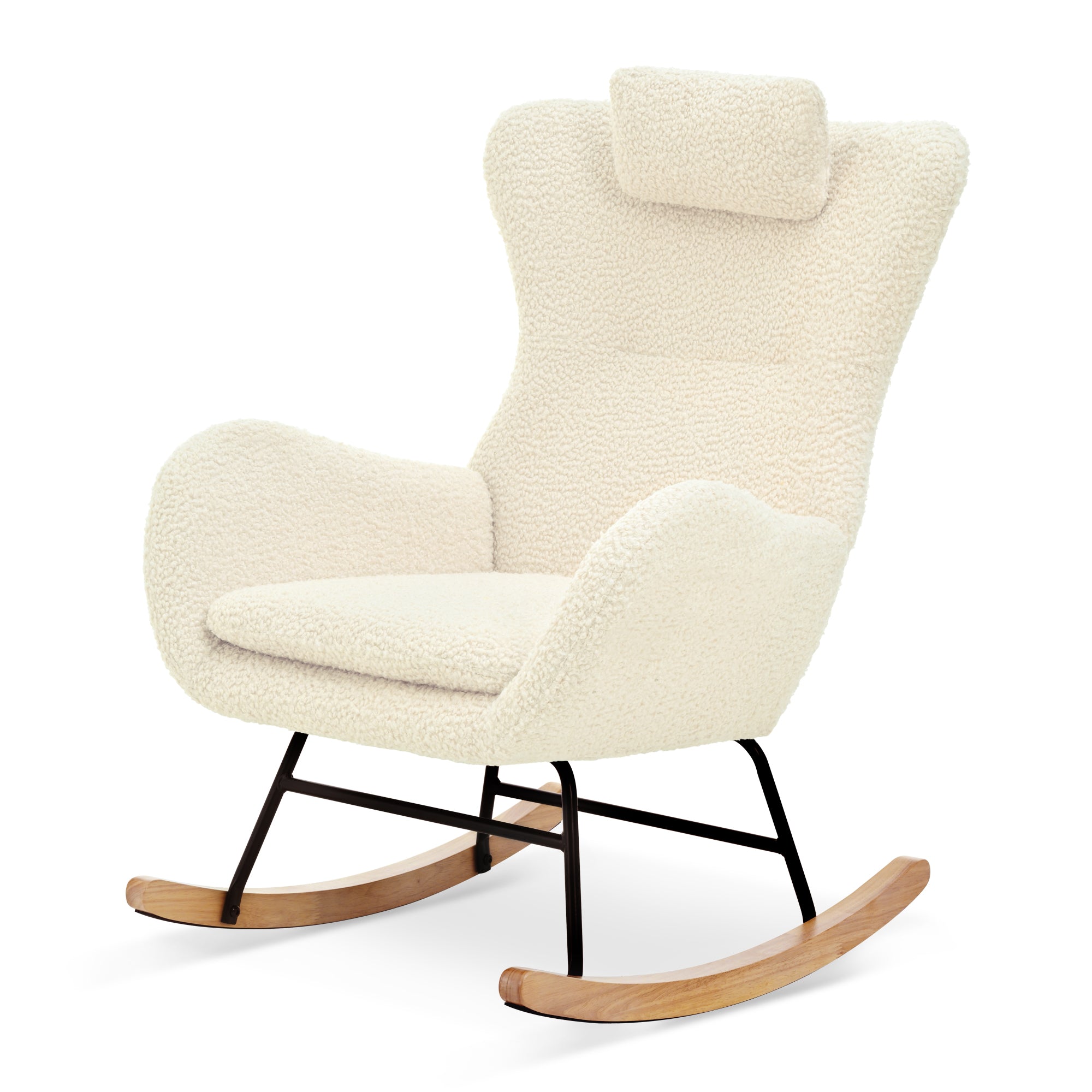 Cashmere Rocking Chair (Beige)