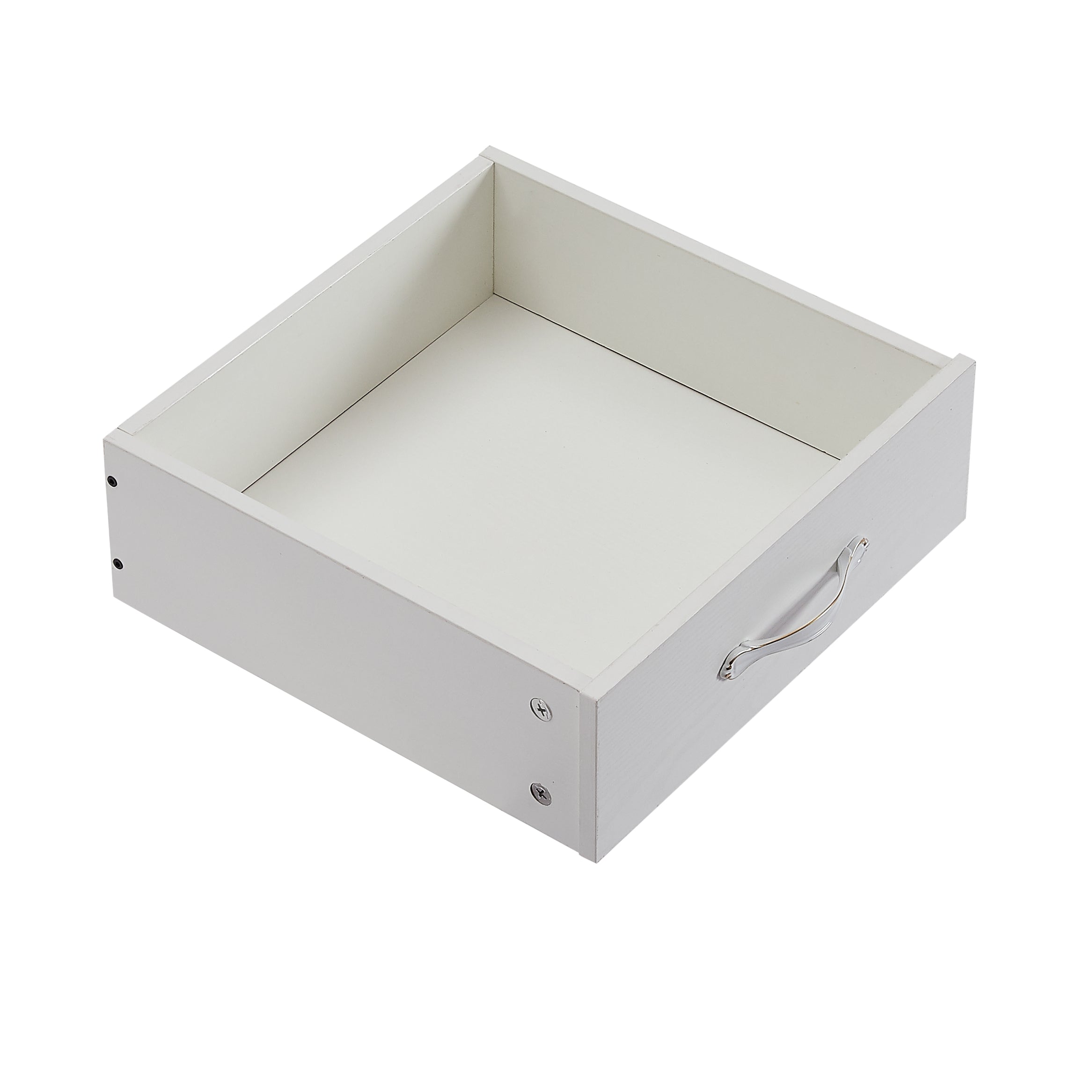 9 Drawer Dresser w/ Antique Handles (White)