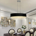 Modern Crystal Chandelier Light Fixture - Flat