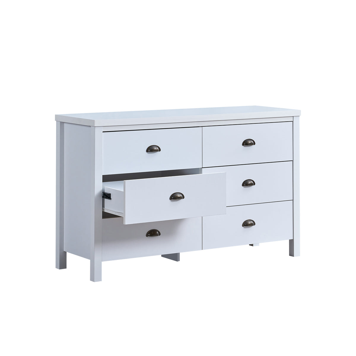 SAFARI 6-drawer main dressing table with interlocking drawer function