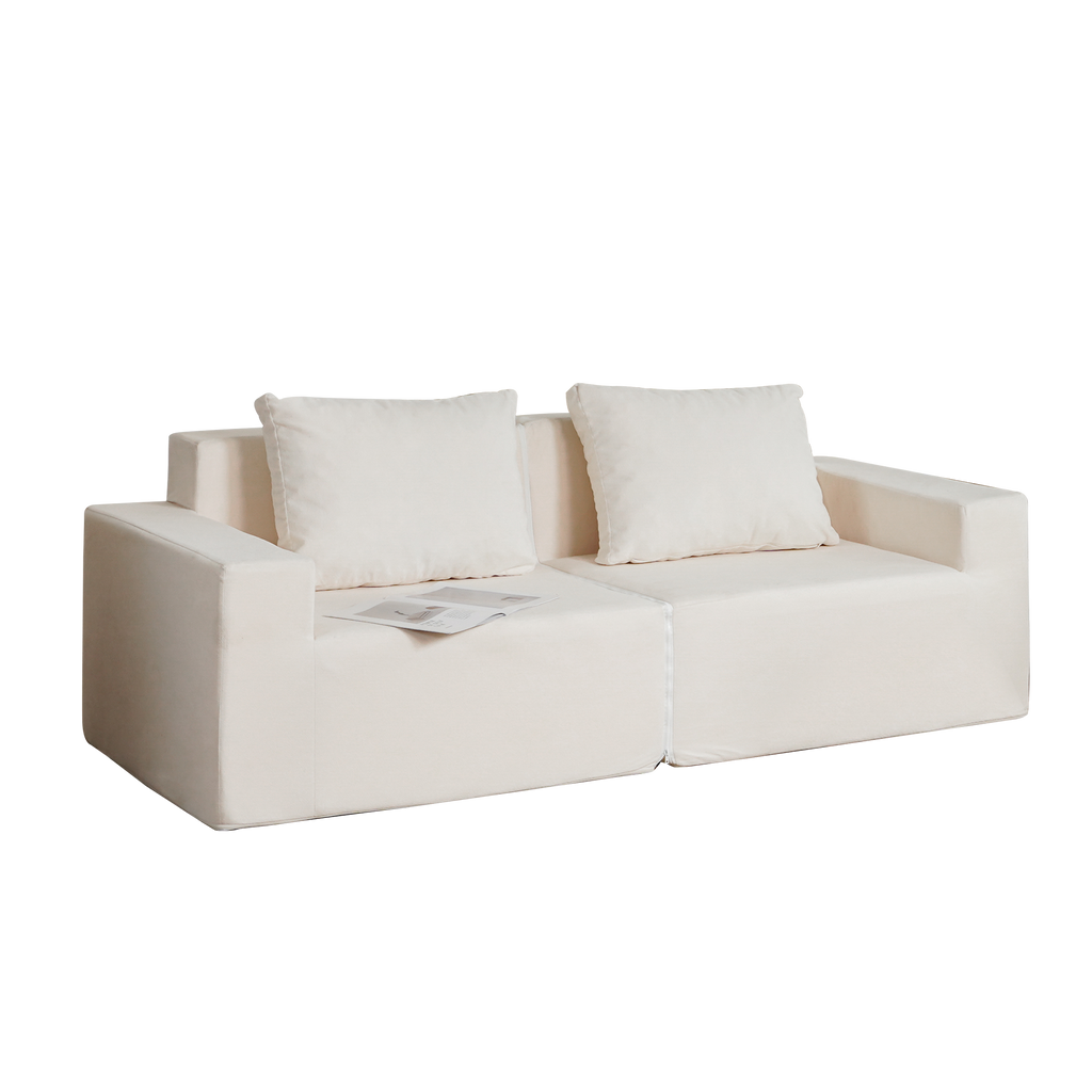 Convertible Foam Loveseat