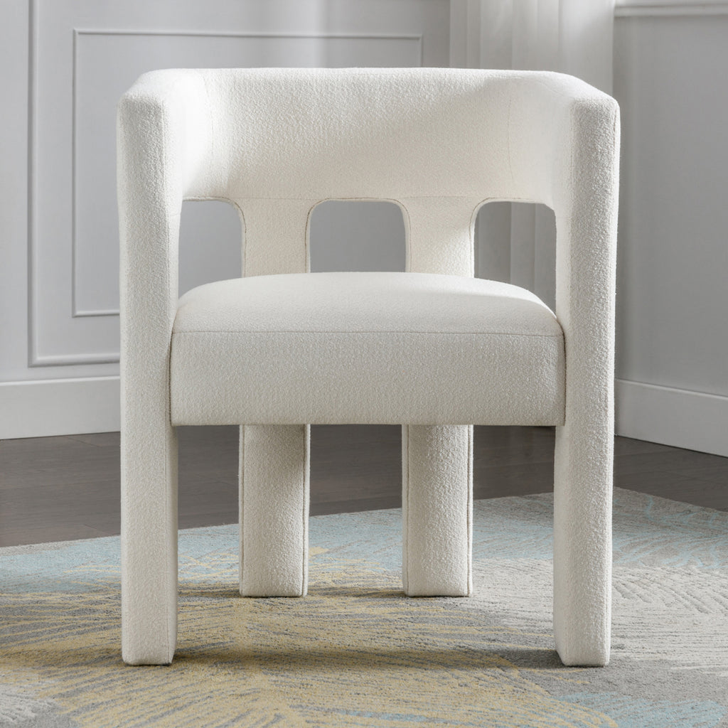 Contemporary Accent Chair (Beige)