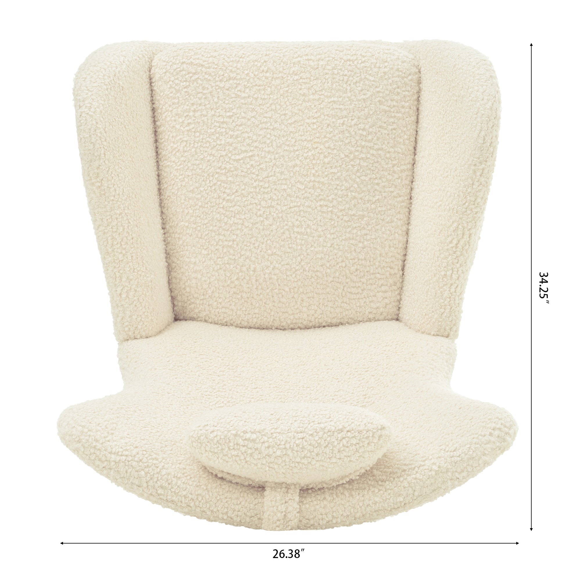 Cashmere Rocking Chair (Beige)