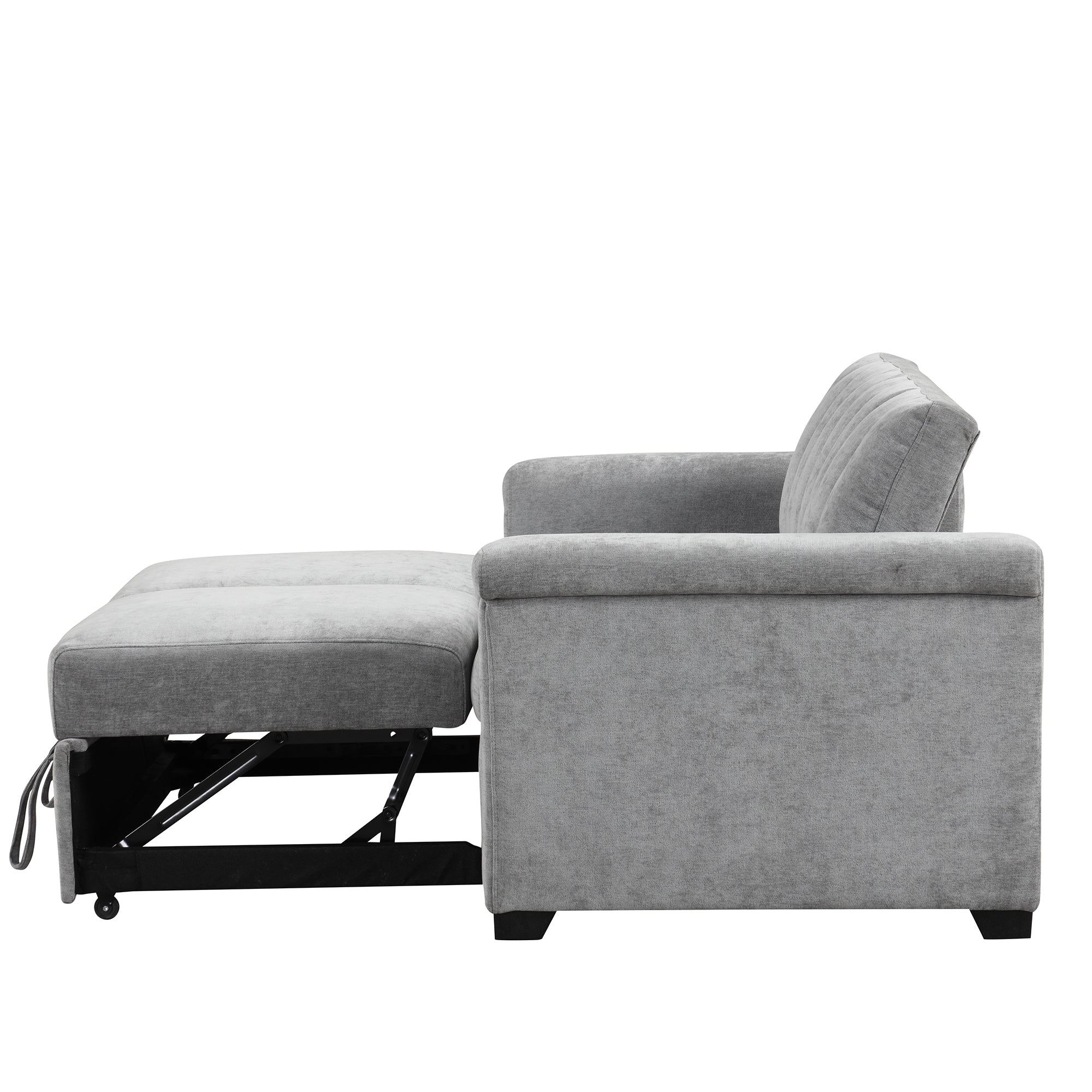 U_STYLE Convertible Sofa Bed (Gray)