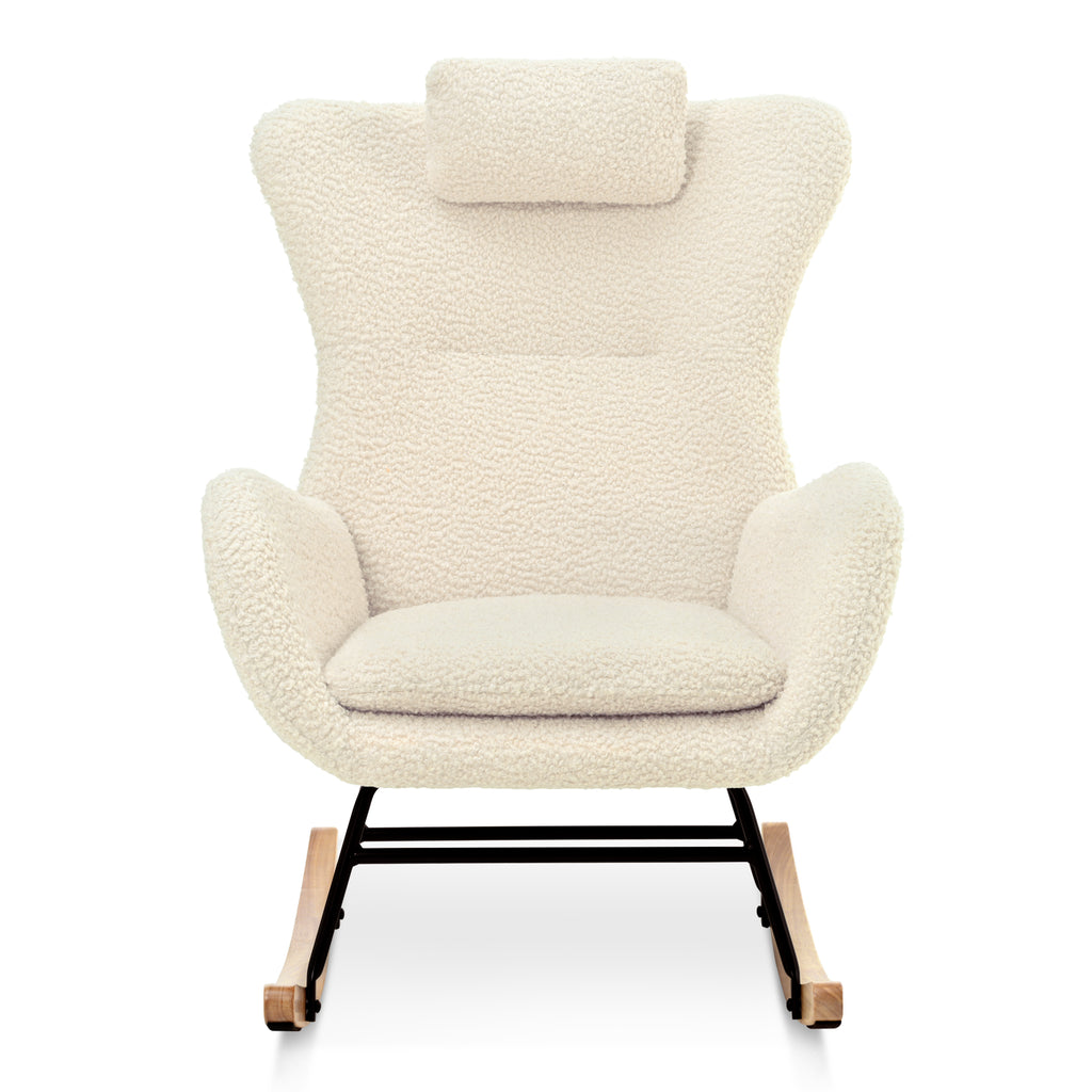 Cashmere Rocking Chair (Beige)