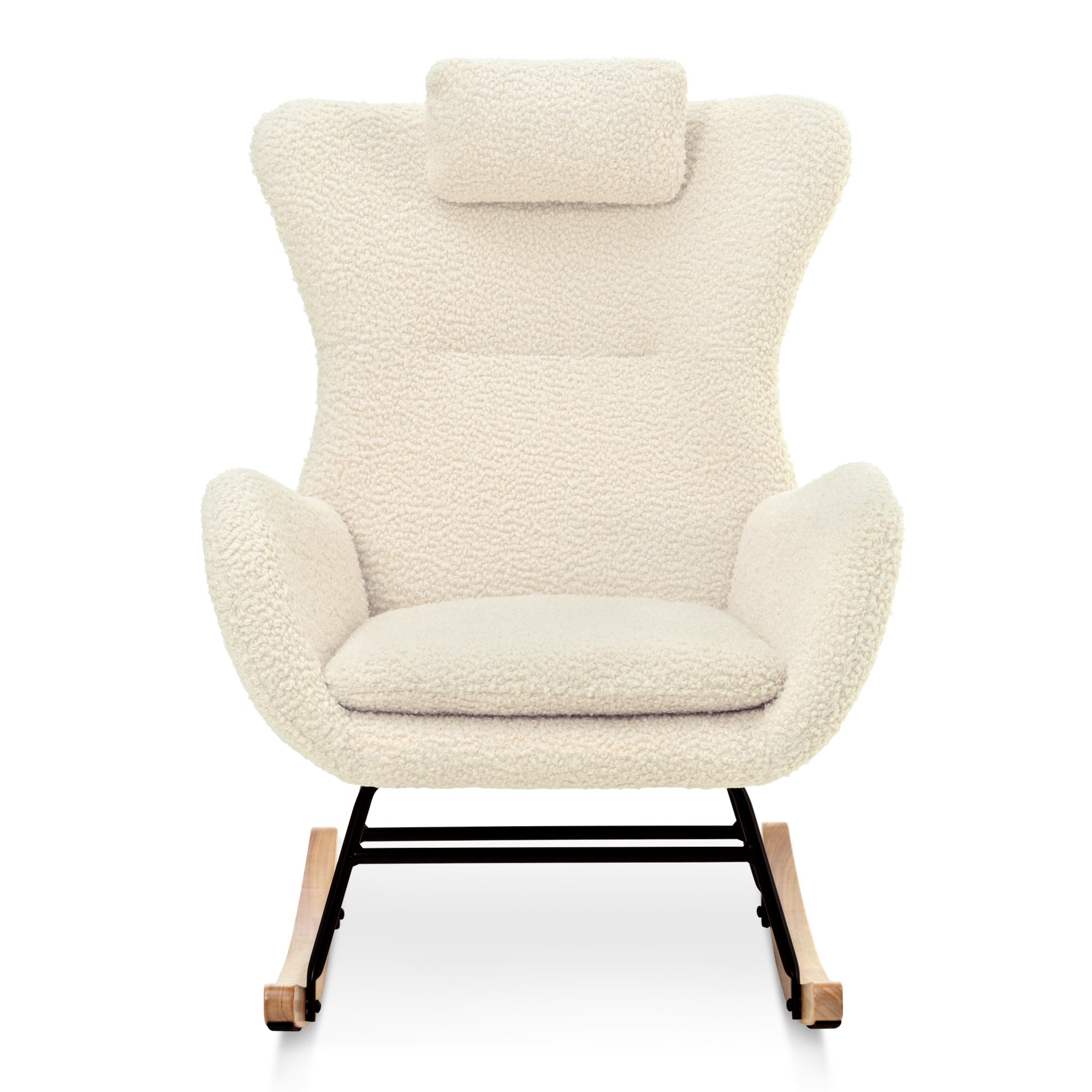 Cashmere Rocking Chair (Beige)