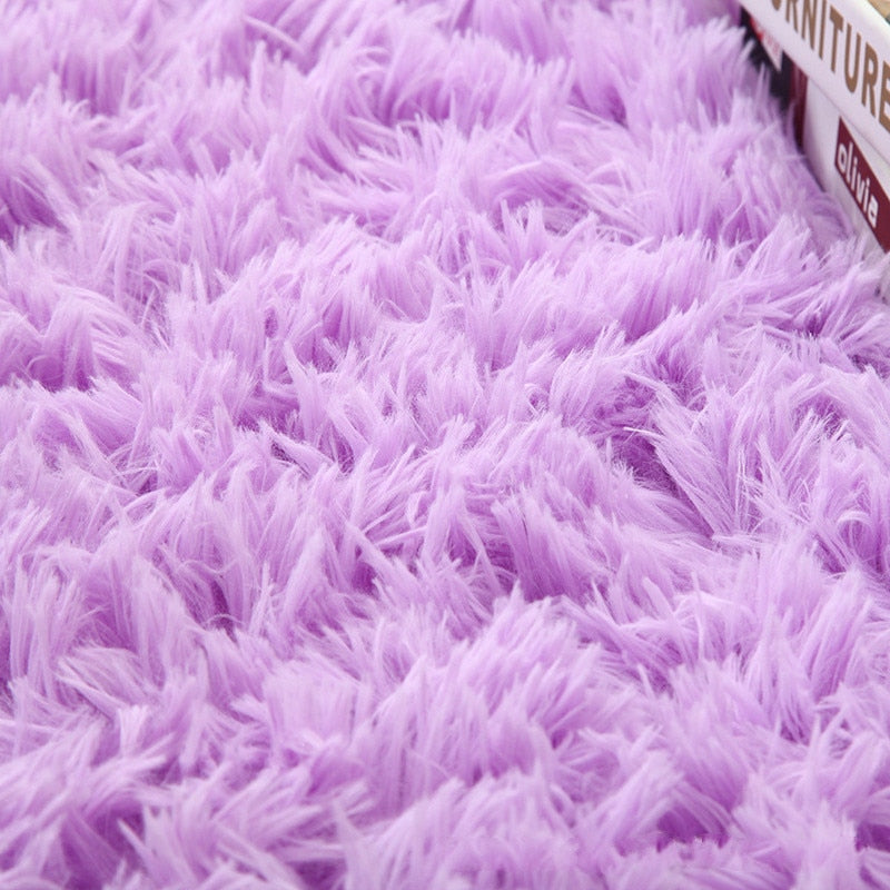 Super Soft Silk Wool Area Rug