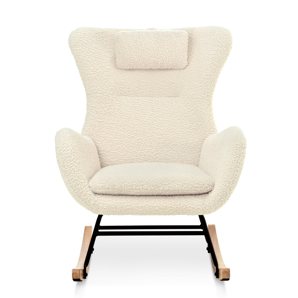 Cashmere Rocking Chair (Beige)