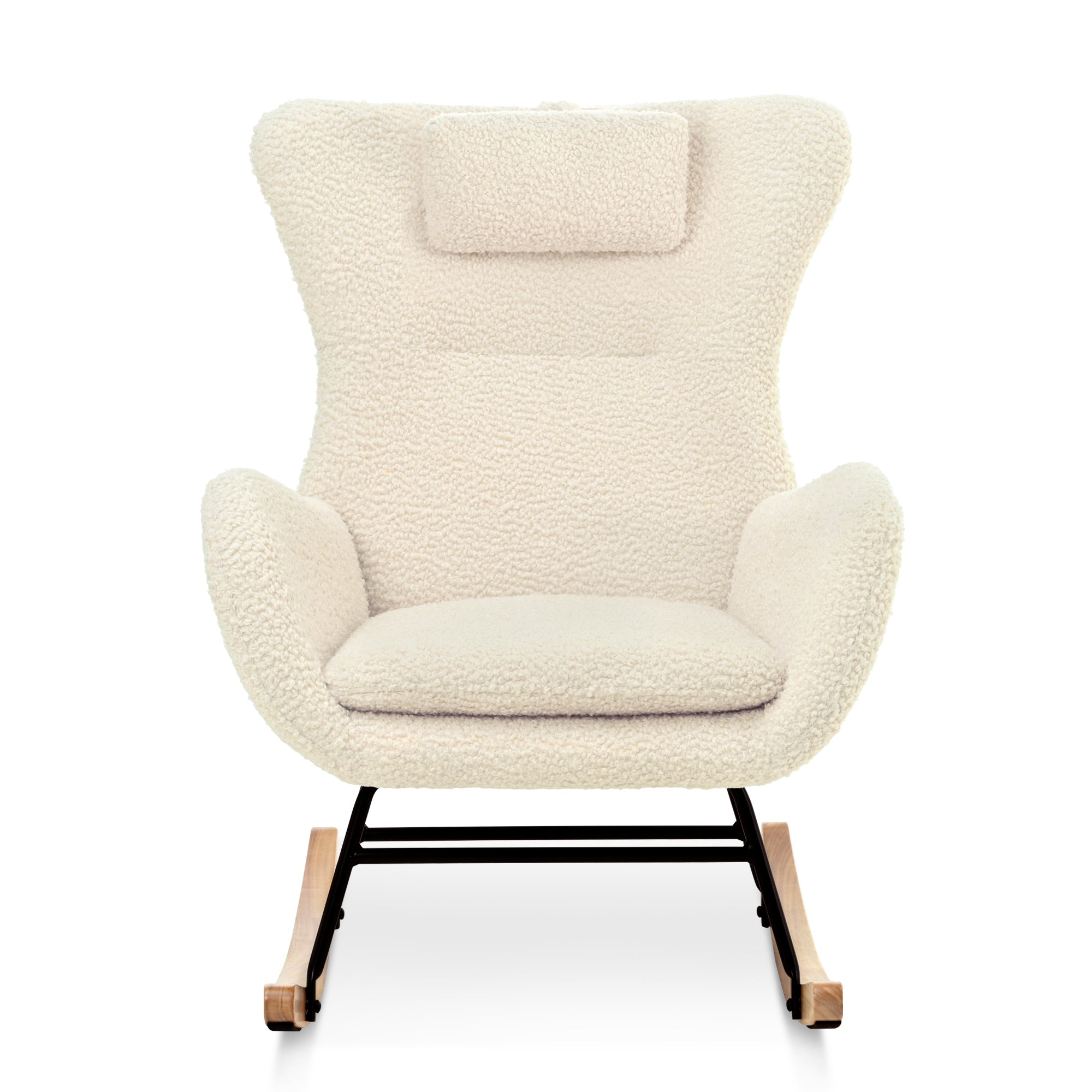Cashmere Rocking Chair (Beige)