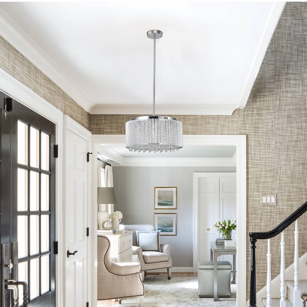 Modern Crystal Chandelier Light Fixture