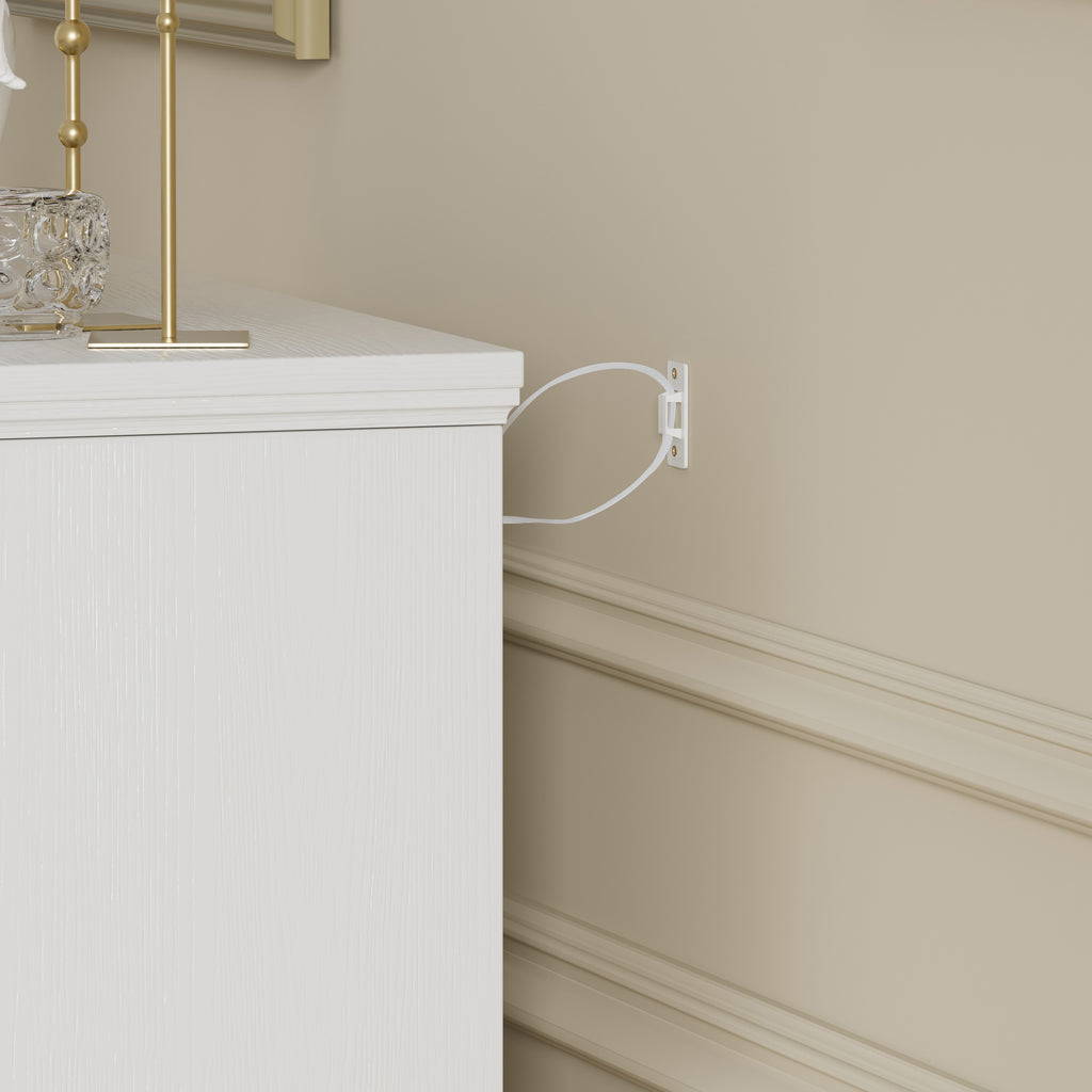 Chic 7 Drawers w/ Chest (White)
