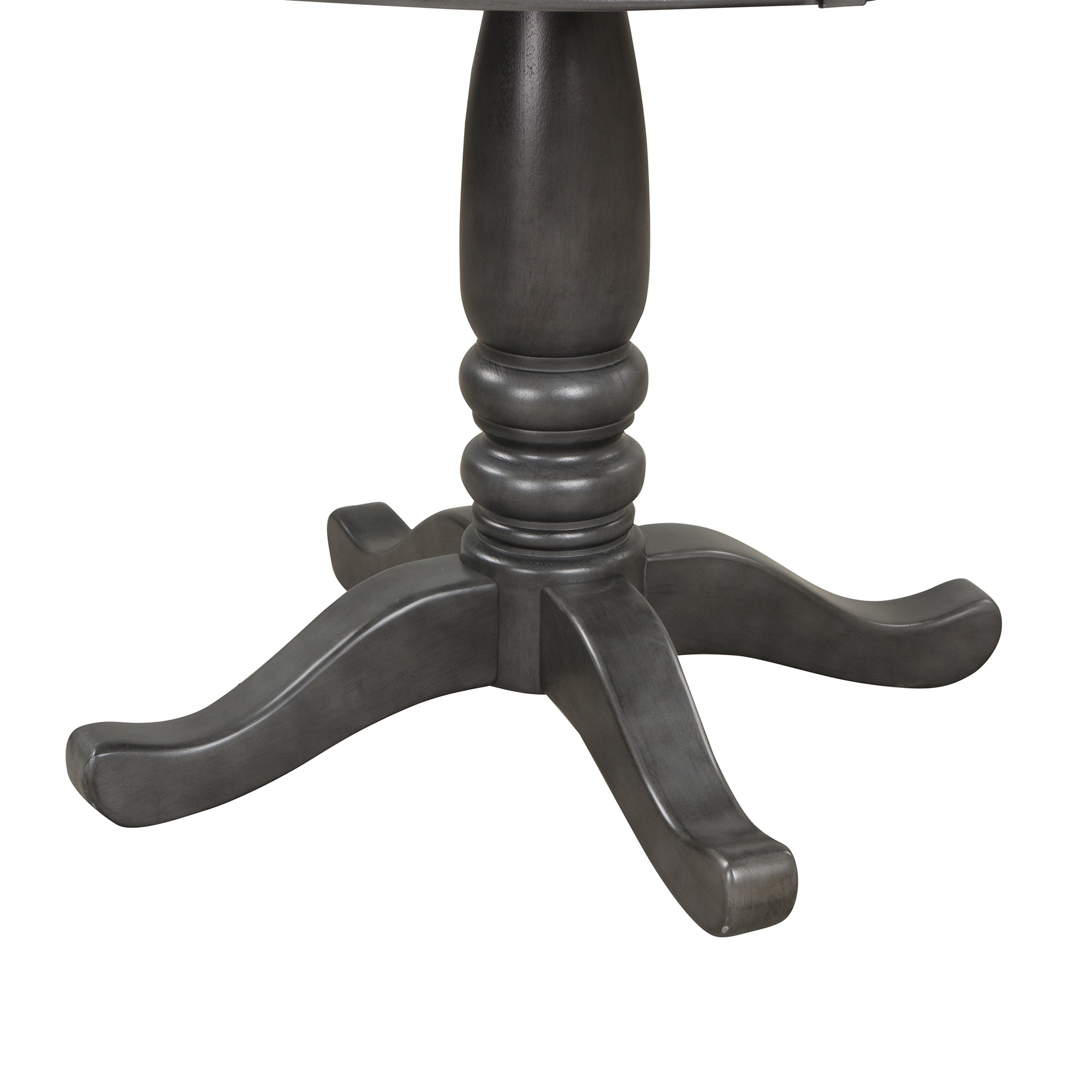 Orisfur 5 Piece Solid Wood Dining Table (Gray)