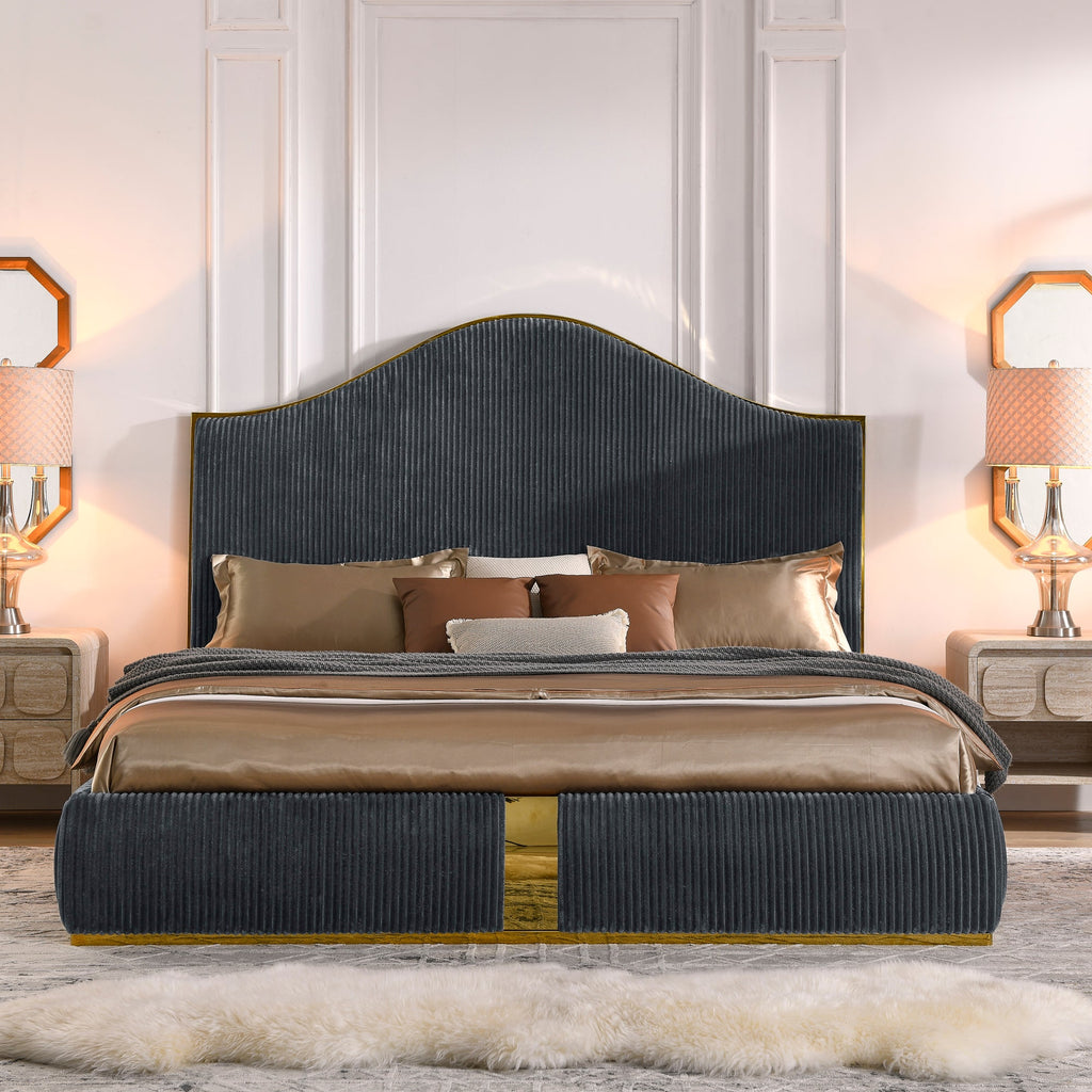 Ribbed Avant-Garde Bed