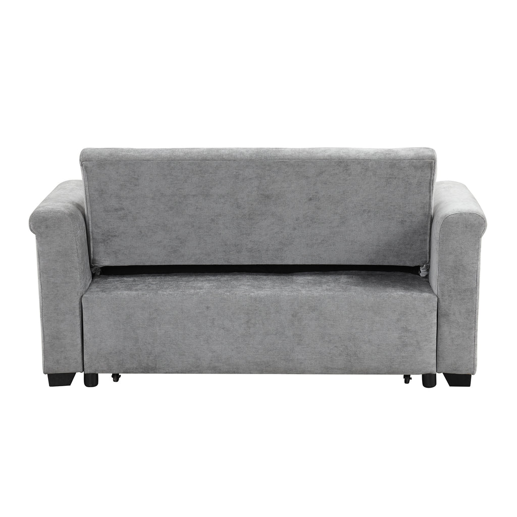 U_STYLE Convertible Sofa Bed (Gray)