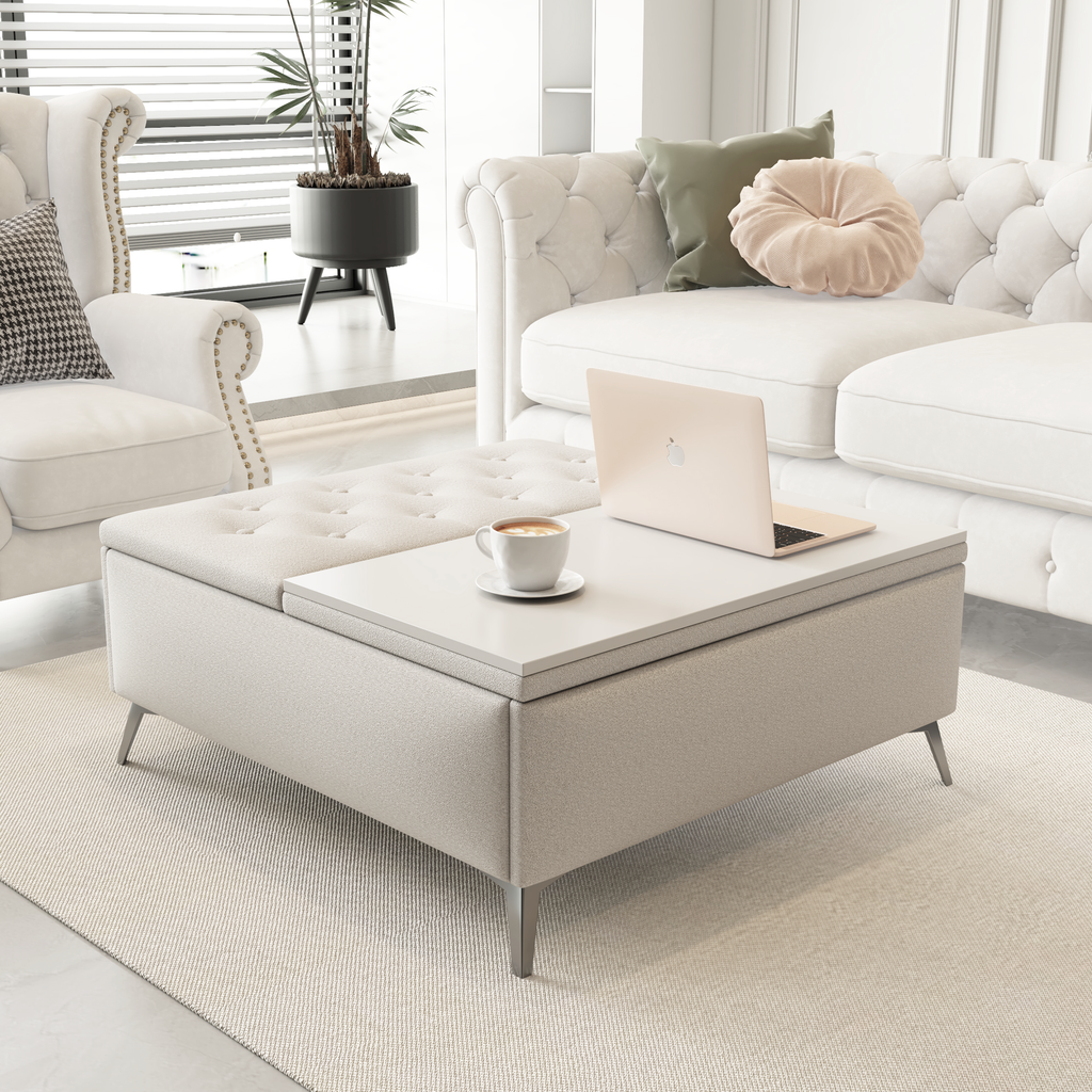 35 inch Square Storage Bench/Coffee Table