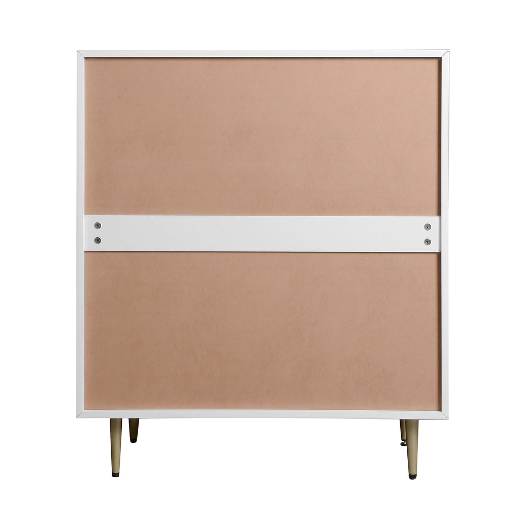 Tall 4 Drawer Dresser Chest - Wooden