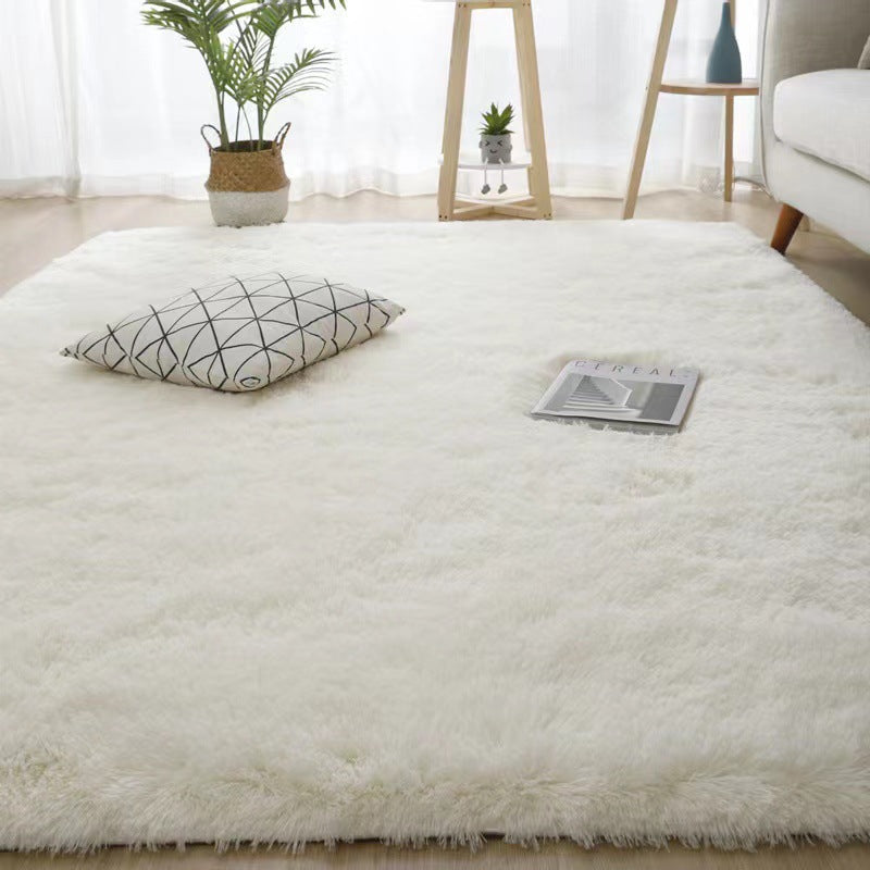 Plush Tie-Dye Rug