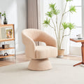 Swivel Teddy Accent Armchair (Nude)
