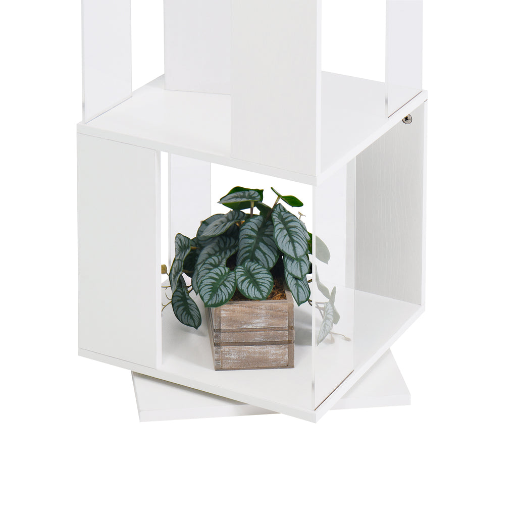 6-layer Rotating Bookshelf