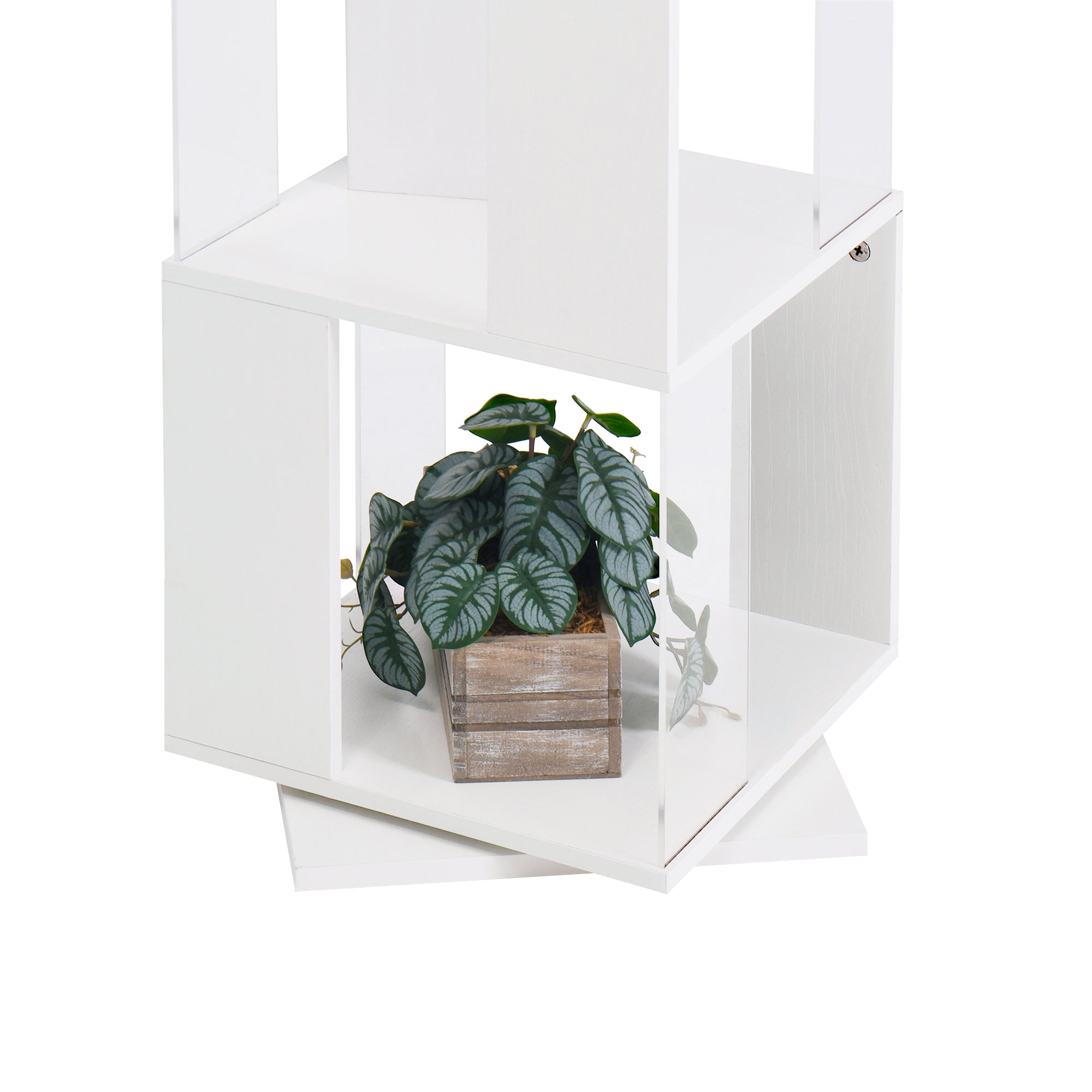 6-layer Rotating Bookshelf