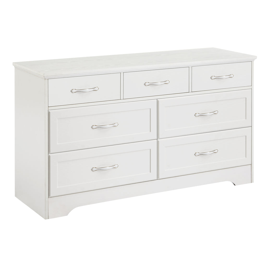 Chic 7 Drawers w/ Chest (White)