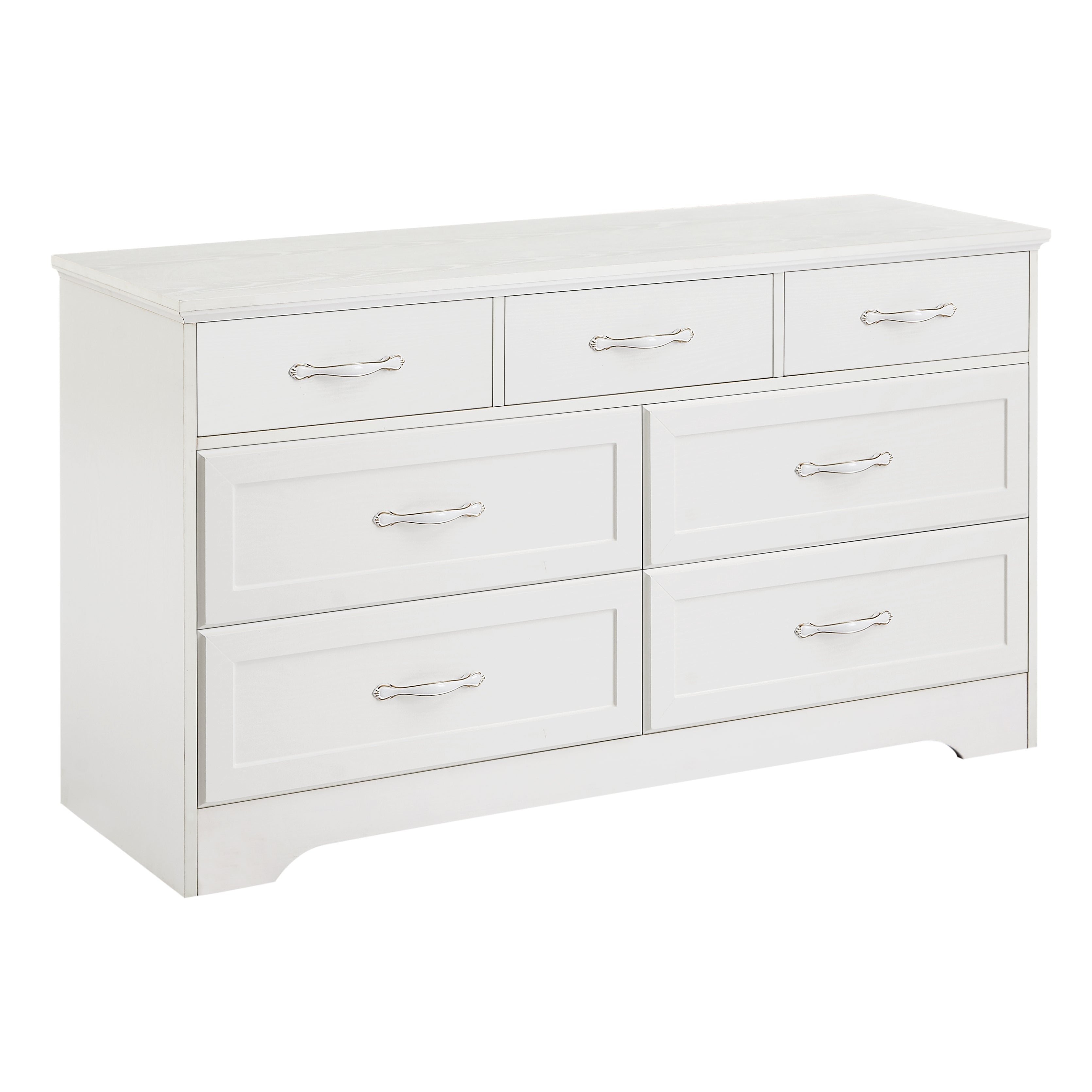 Chic 7 Drawers w/ Chest (White)