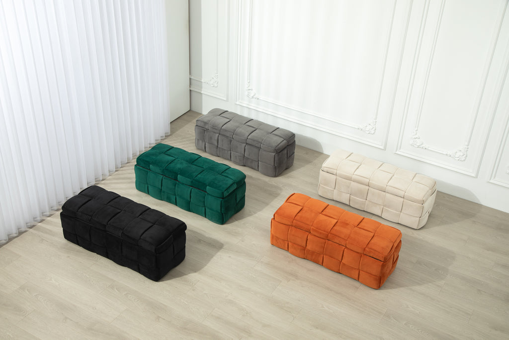 COOLMOR Ottoman chair w/ Storage (beige)