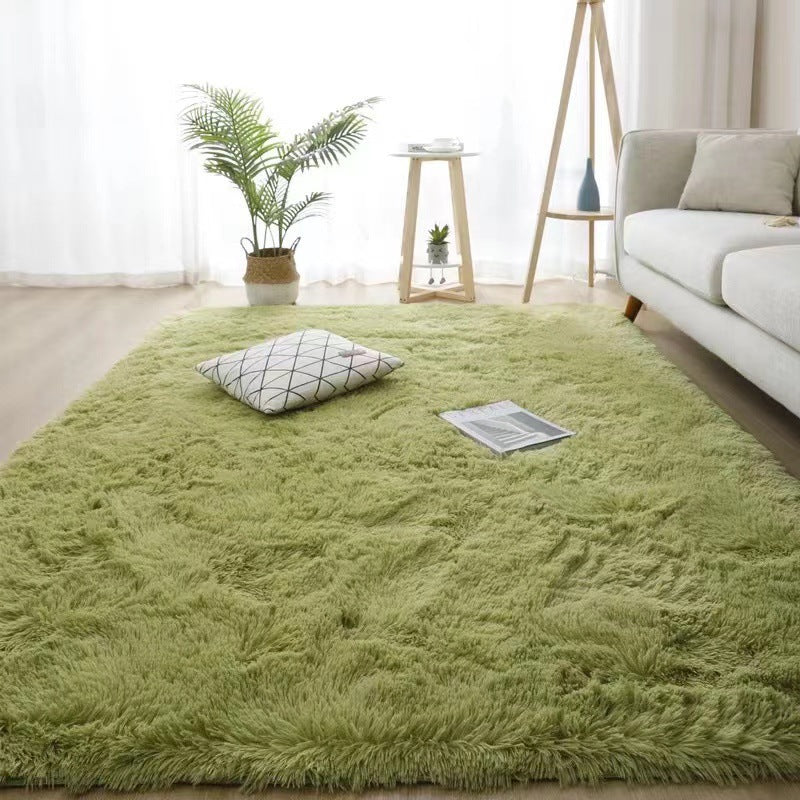Plush Tie-Dye Rug