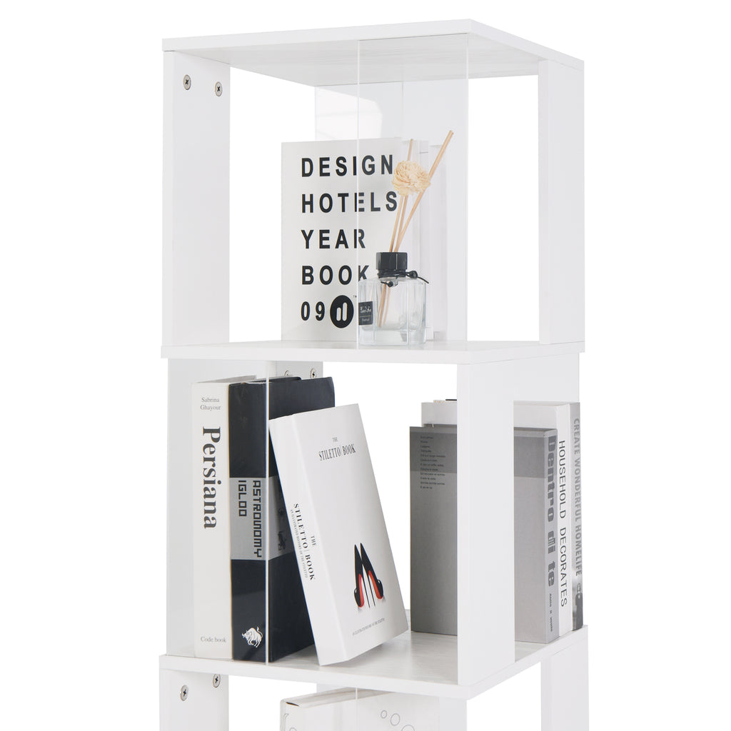 6-layer Rotating Bookshelf