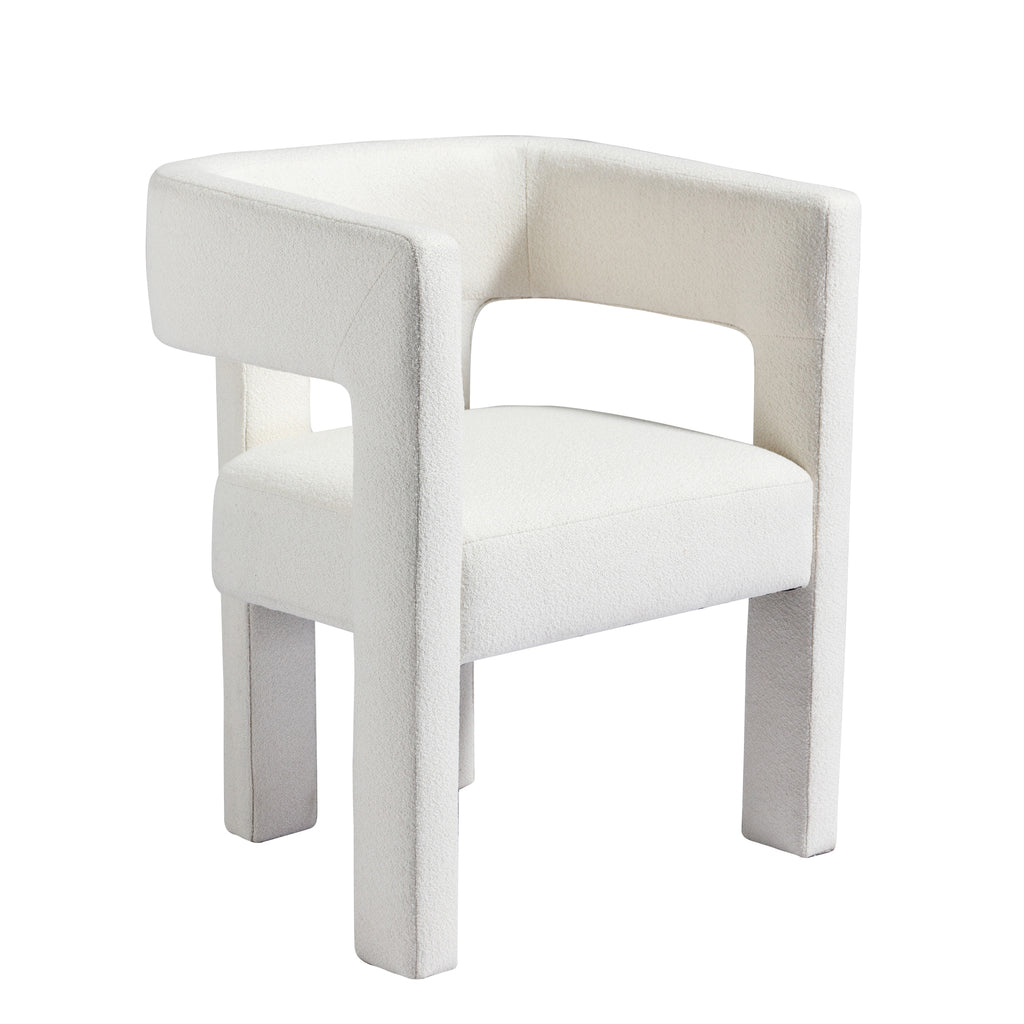 Contemporary Accent Chair (Beige)