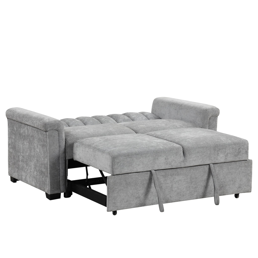 U_STYLE Convertible Sofa Bed (Gray)