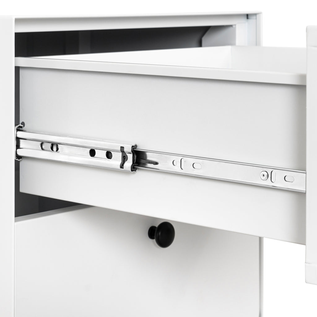 Contemporary Night Stand (White)