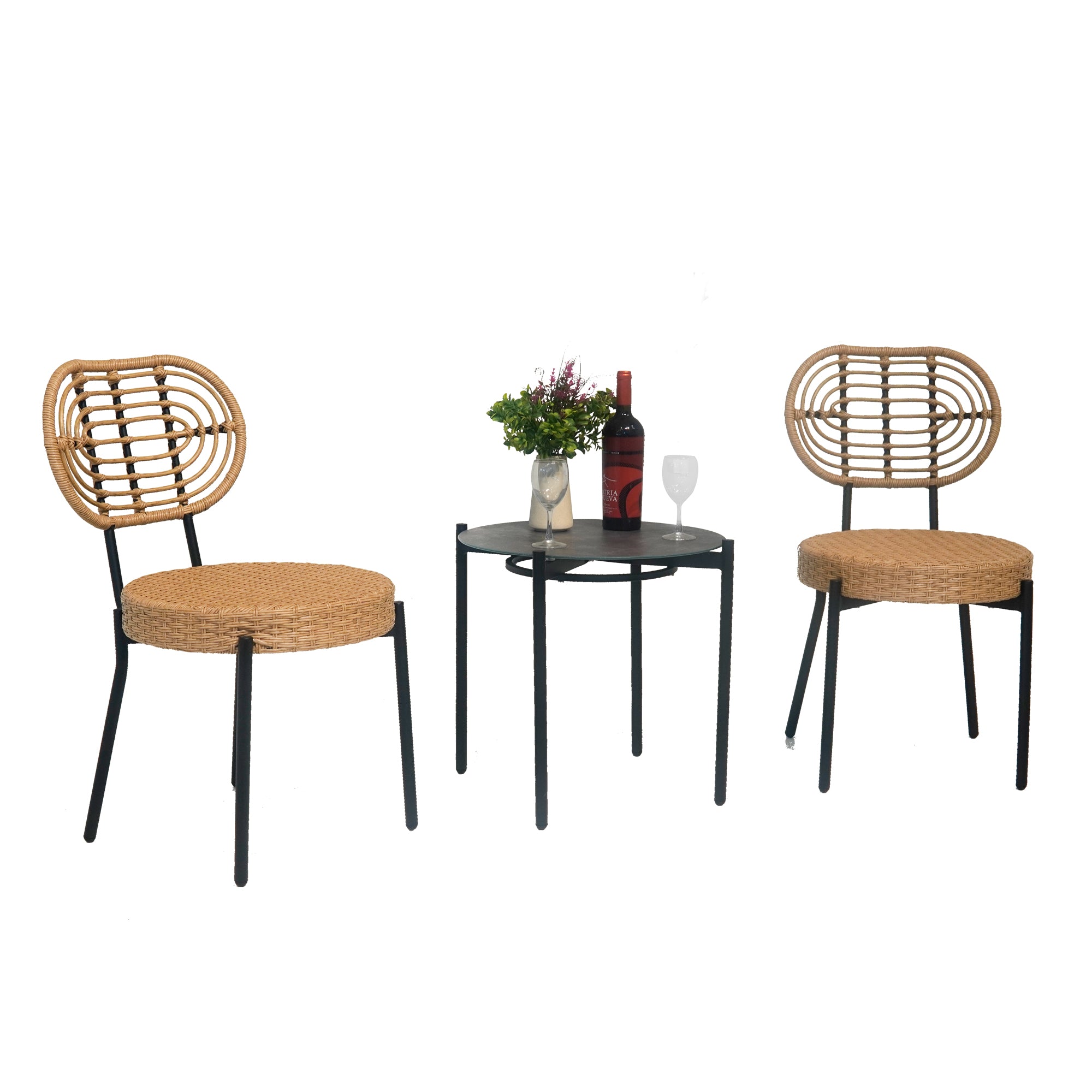 3 Piece Luxury Outdoor Wicker Furniture