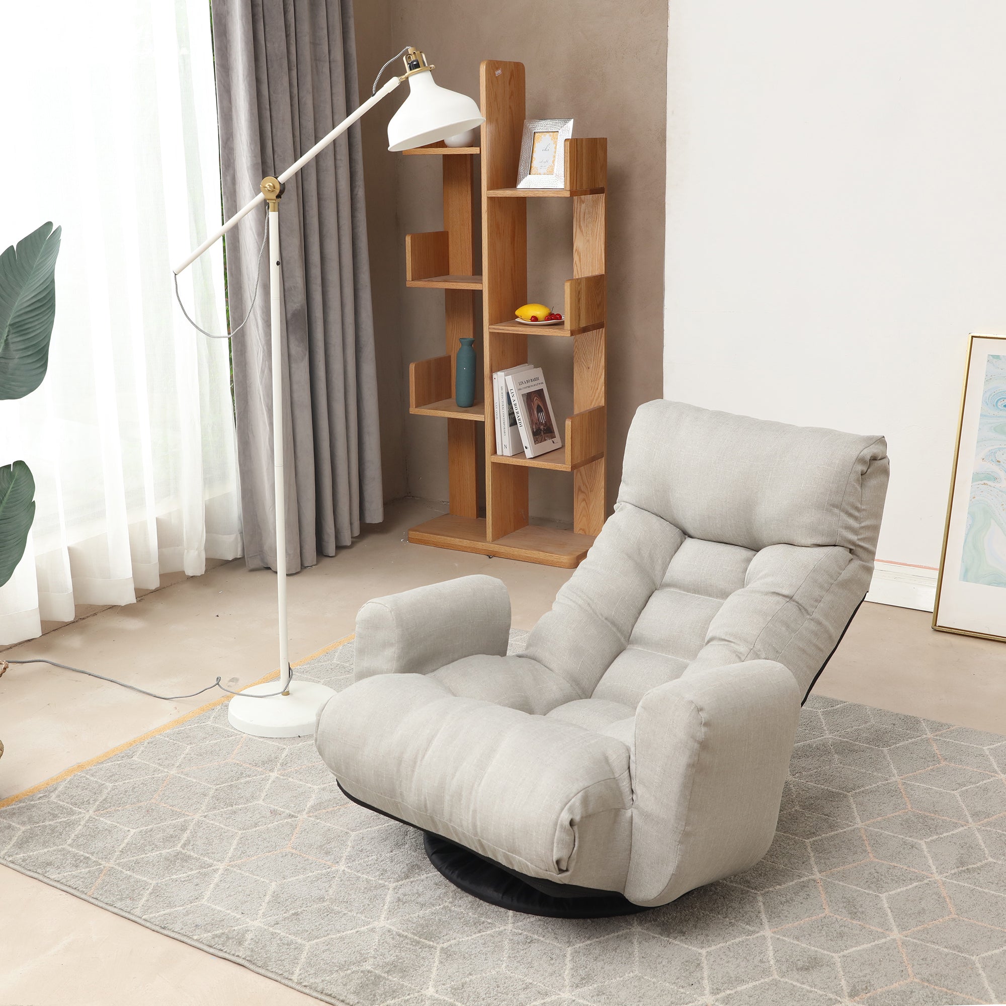 Adjustable Lounge Chair (Gray)