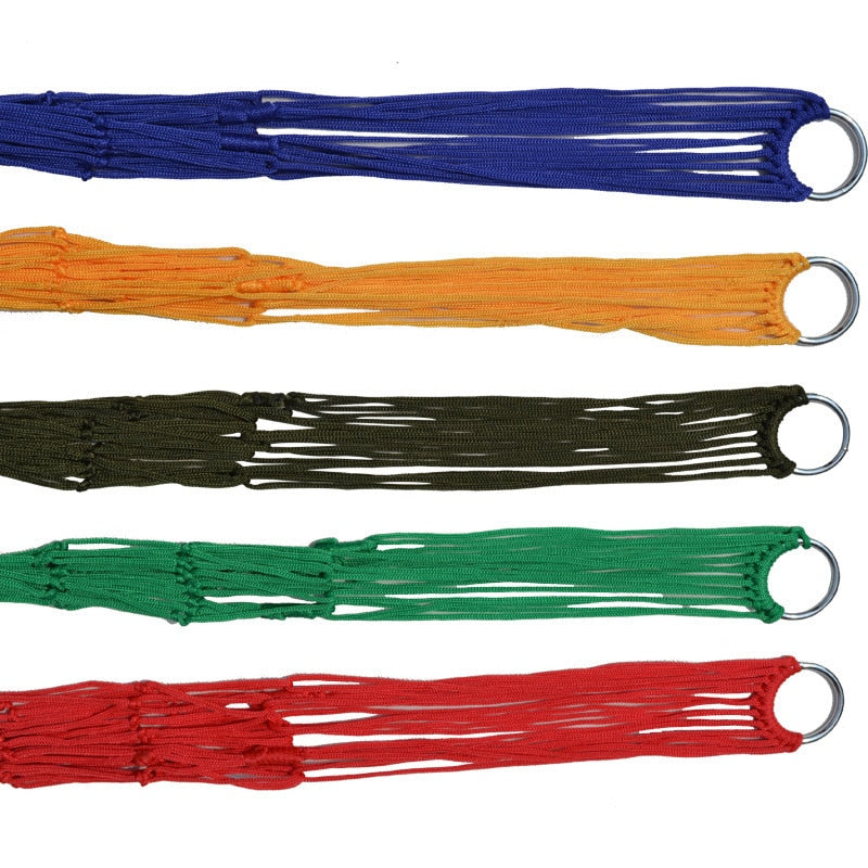 Single-Person Mesh Nylon Hammock