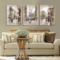 City Street Wall Art Canvas - No Frame